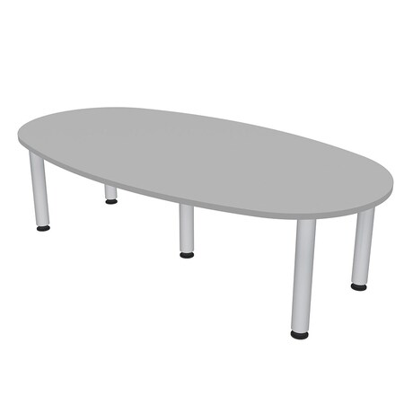 Skutchi Designs 45.25 in W, 84 in L, 29 in H, Engineered Wood Top, Grey HAR-BOVL-46X84-PT-01